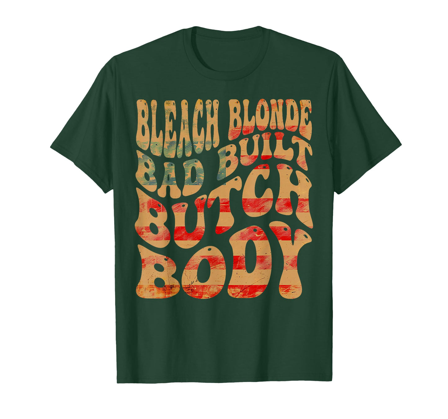 Bleached blonde, bad built, butch body meme T-Shirt