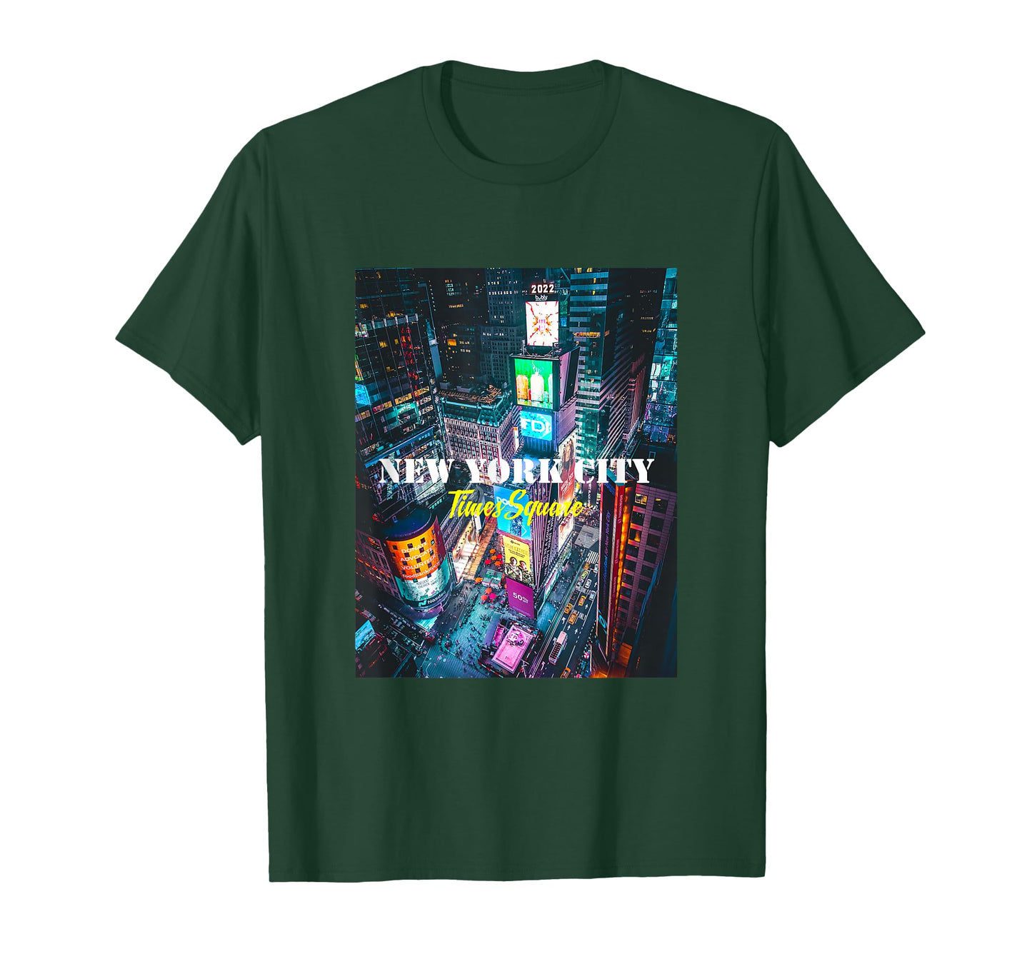 Cool New Year Eve in New York City Times Square Illustration T-Shirt