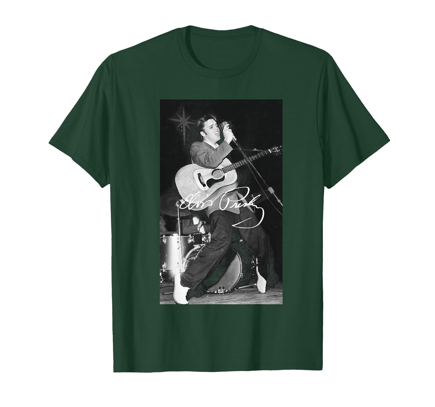 Elvis Presley B&W Guitar T-Shirt
