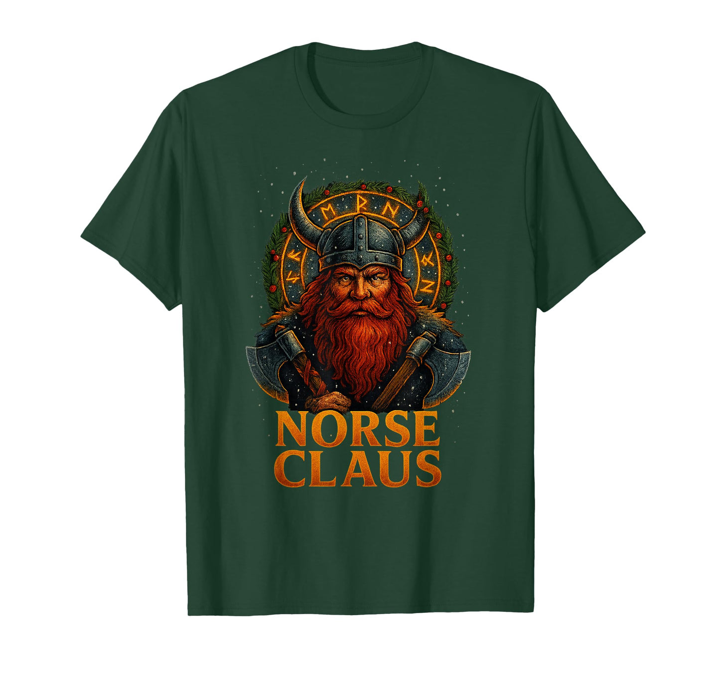 Norse Claus Viking Christmas Design T-Shirt