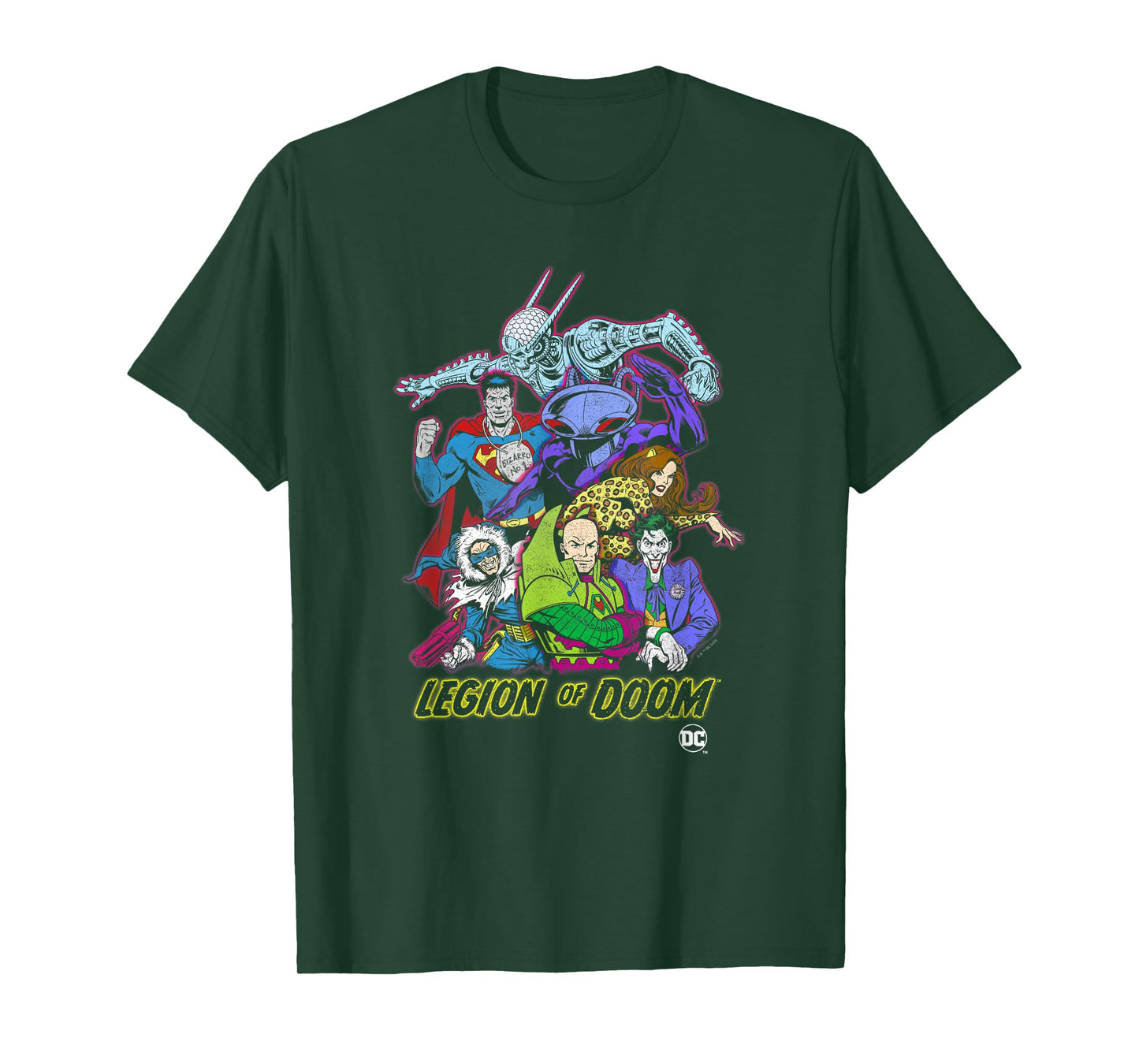 DC Comics Justice League Legion Of Doom Vintage Group Shot T-Shirt