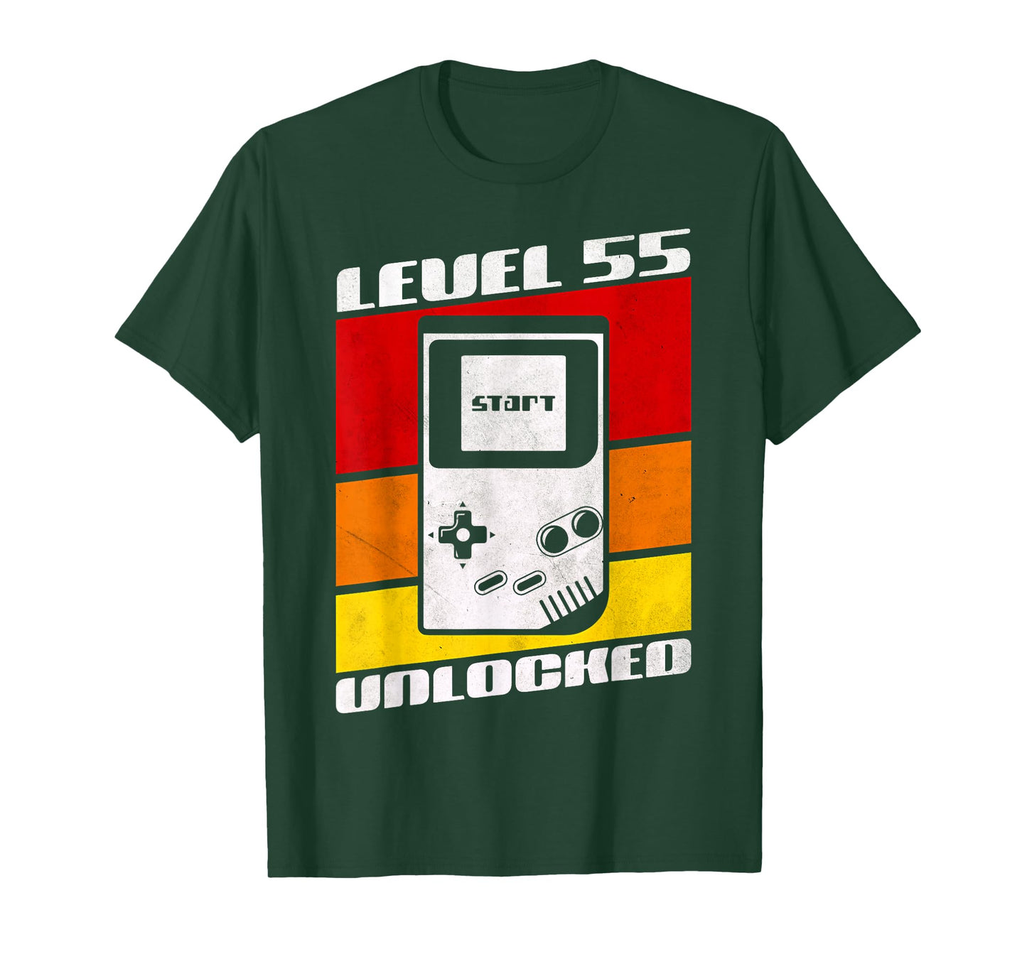 Level 55 Unlocked Video Gamer Retro 55th Birthday Gifts T-Shirt