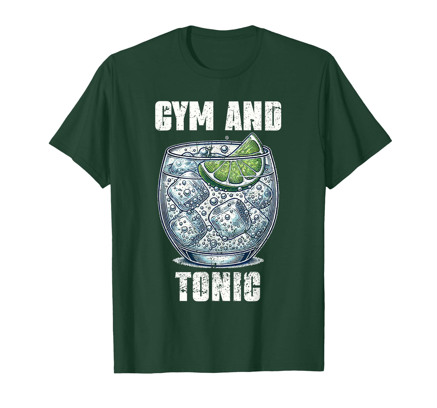 Funny Workout Pun Gym And Tonic Humor Exercise Fitness T-Shirt