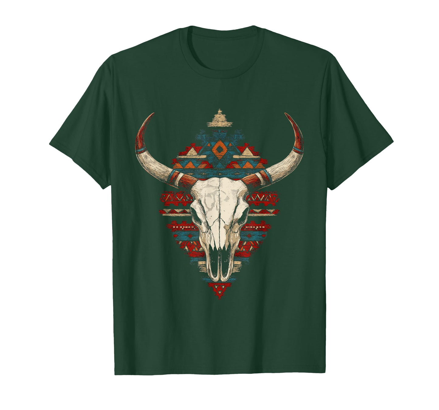 Boho Style Western Native American Indigenous Aztec T-Shirt