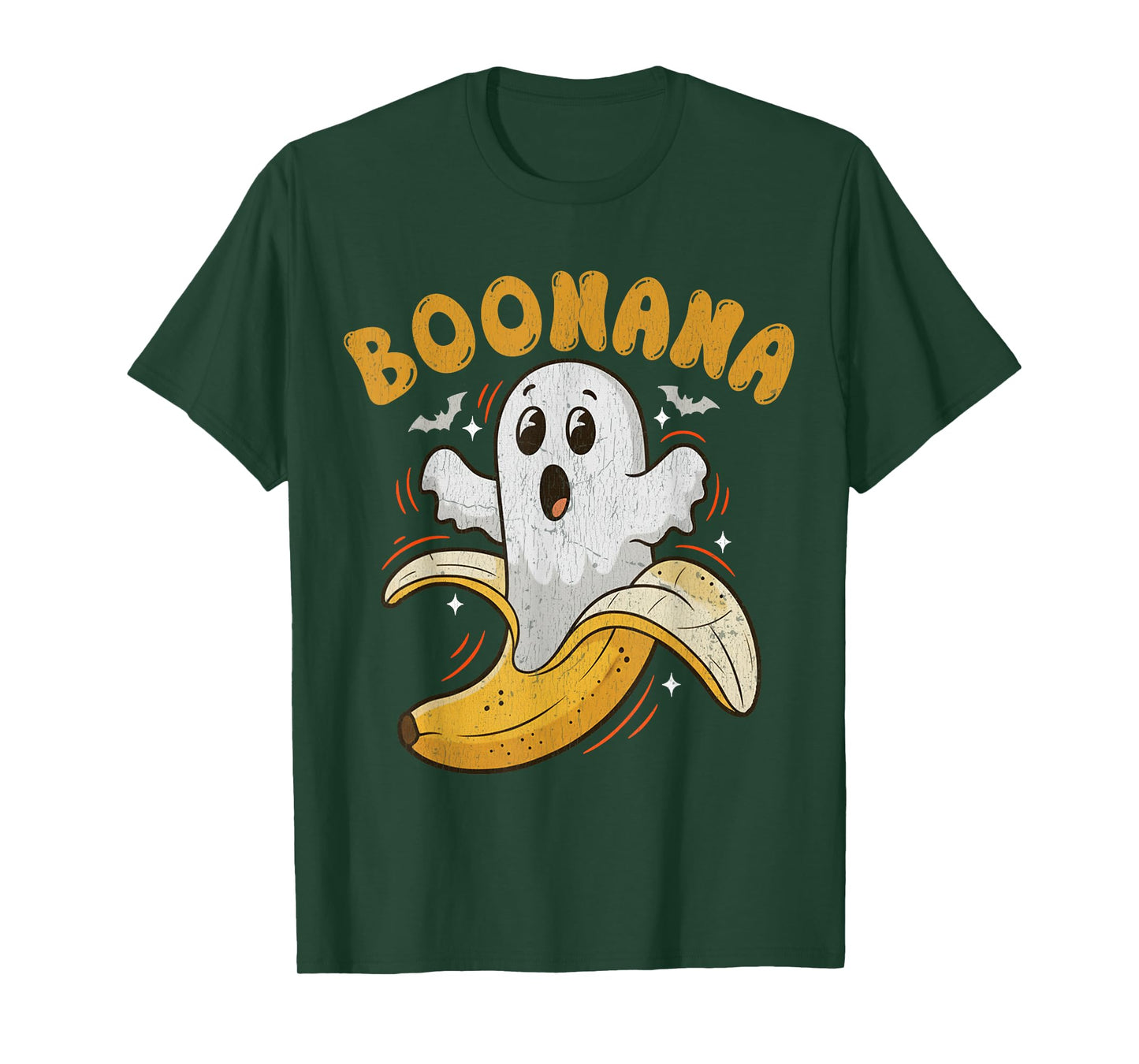 Boonana Ghost Banana Funny Halloween Costume Funny Design T-Shirt