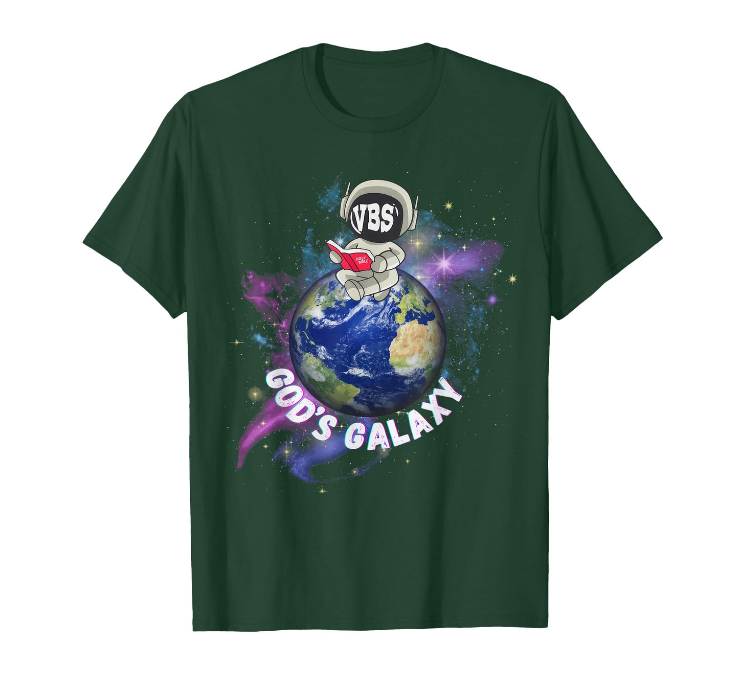 VBS 2024 God's Galaxy Astronaut Outer Space Bible Christian T-Shirt