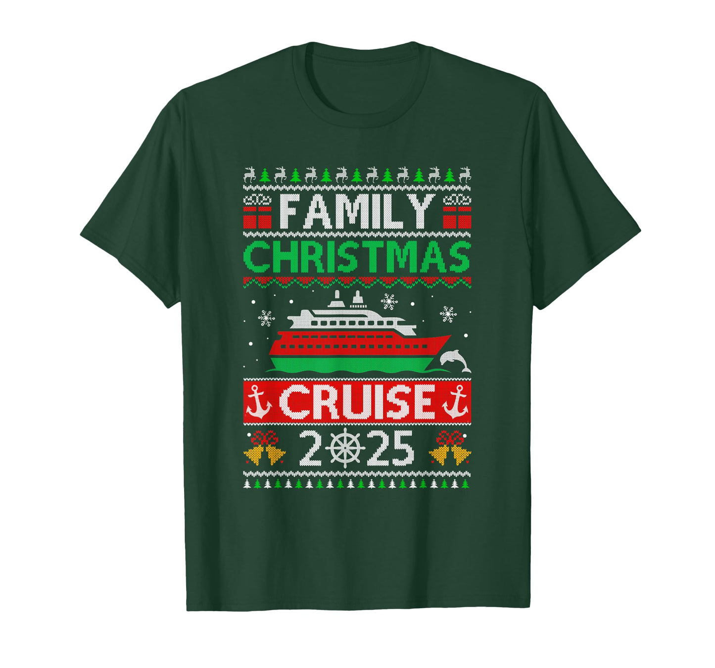 Family Christmas Cruise 2025 Family Cruise Squad Matching T-Shirt