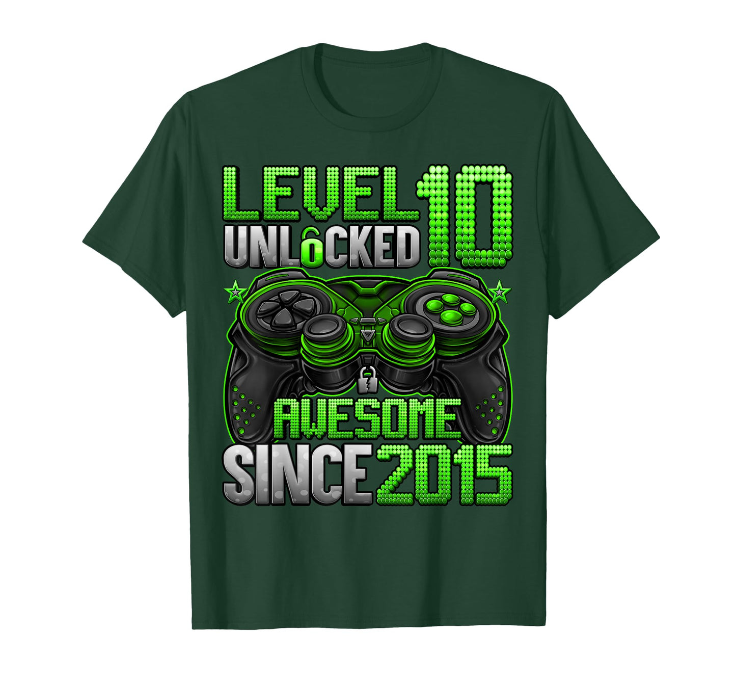 Level 10 Unlocked 10 Year Old Gifts Boys 10th Birthday Boy T-Shirt