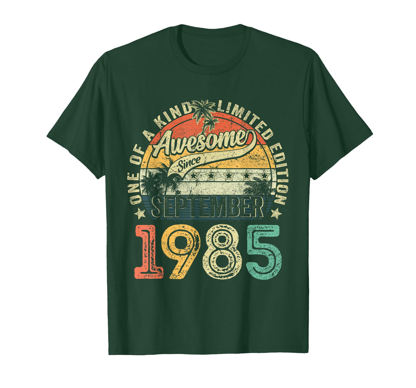 40 Years Old September 1985 40th Birthday Gifts Men Women T-Shirt