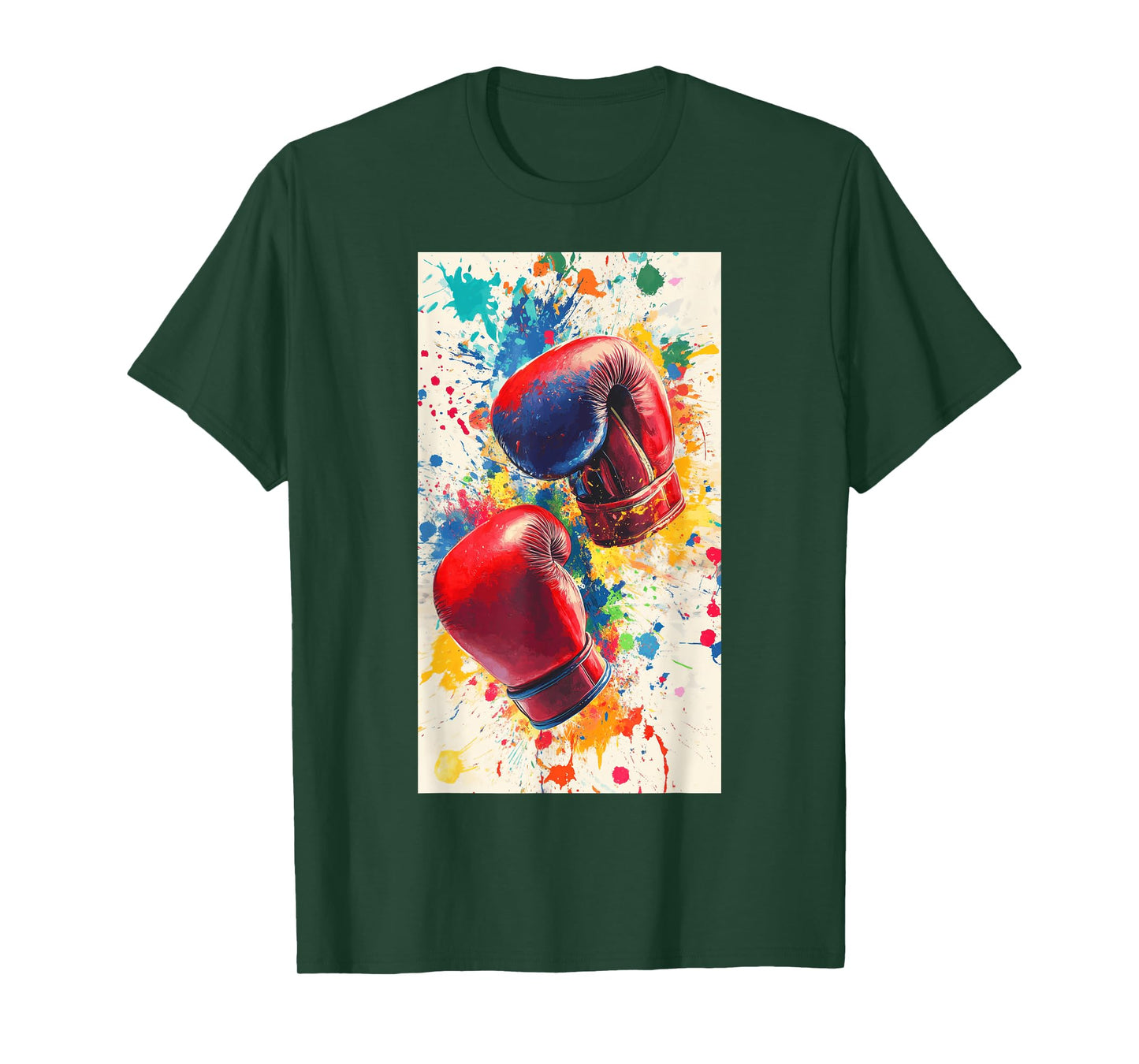 Boxing Gloves Sport Boxer Prompt Fitness Gym T-Shirt