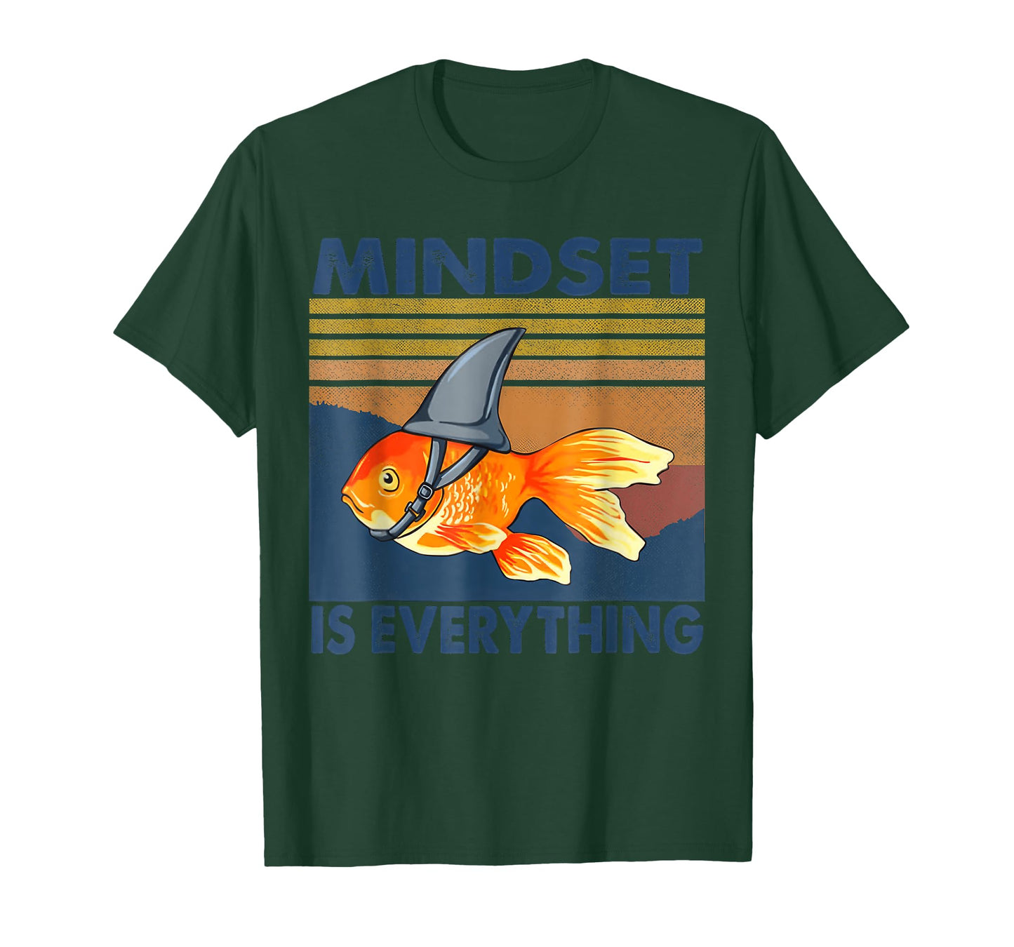 Everything Is Mindset Shark Fin Goldfish Vintage T-Shirt