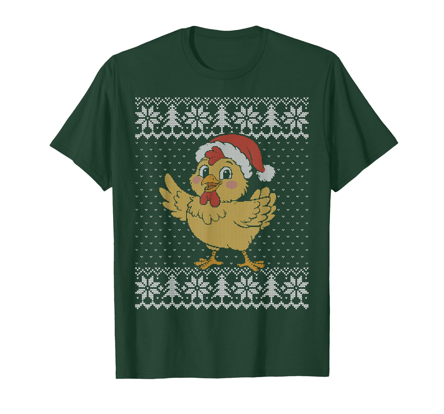 Ugly Chicken Christmas Sweater T-Shirt