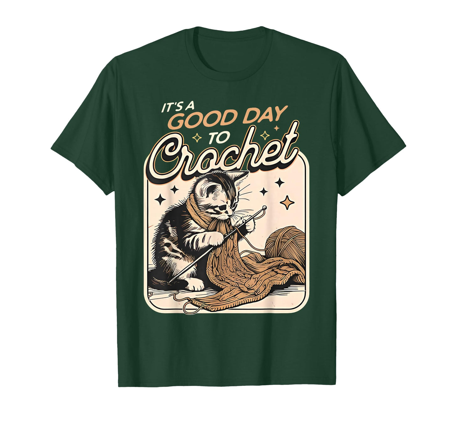It’s a Good Day to Cute Cat Crochet Lover T-Shirt