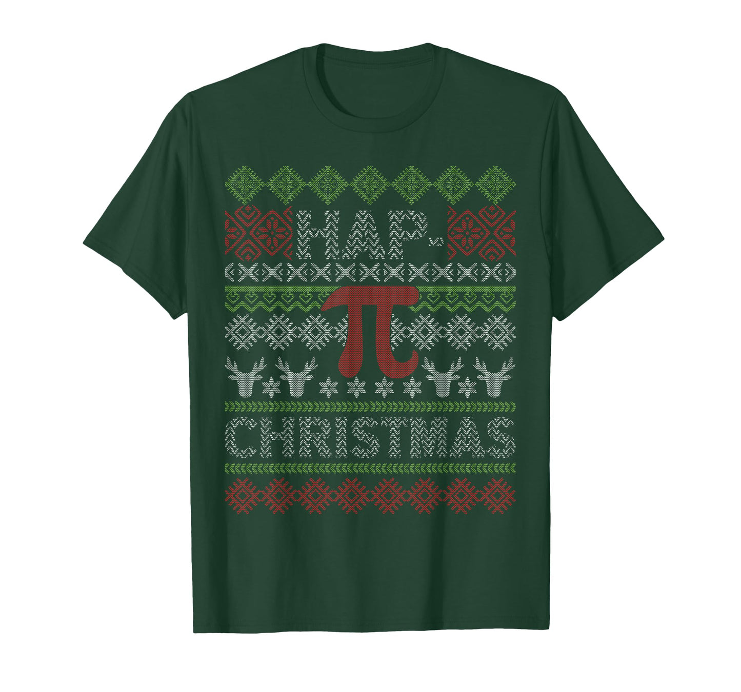 Pi Christmas Happy Christmas Funny Ugly Christmas T-Shirt