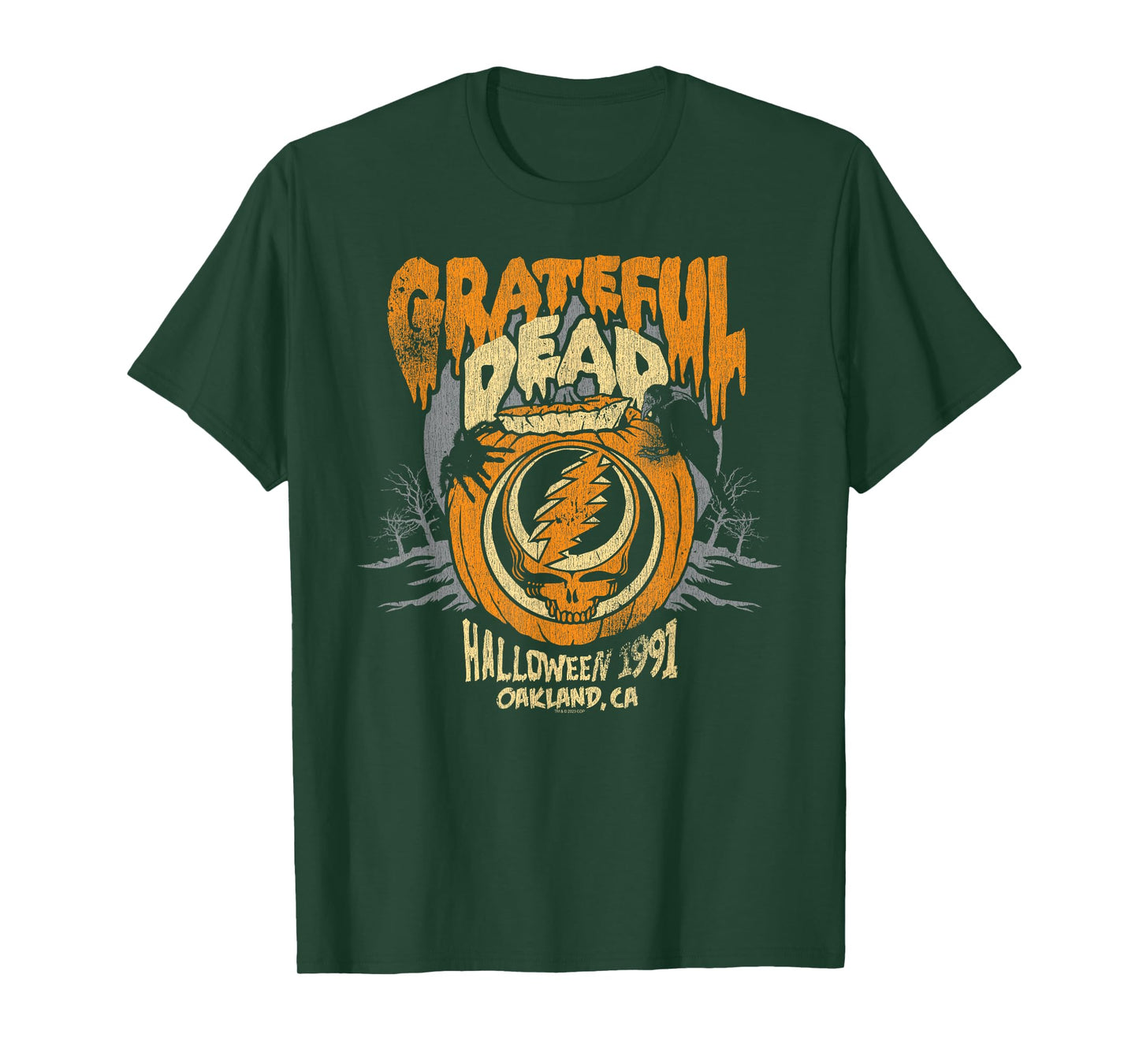 Grateful Dead Halloween Jack-o-Lantern Vintage Band T-Shirt