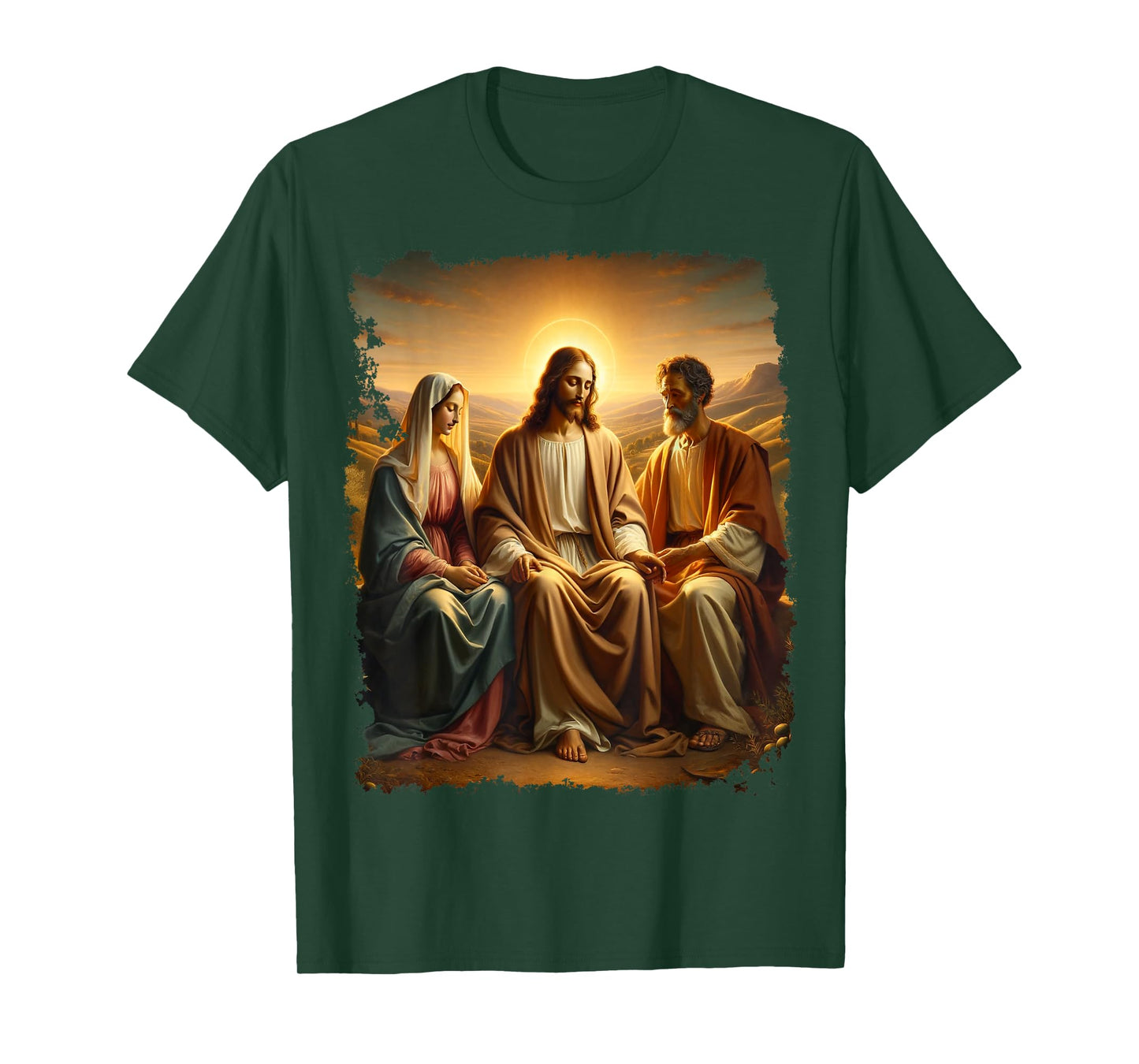 Jesus Christ Mary Joseph Christian T-Shirt