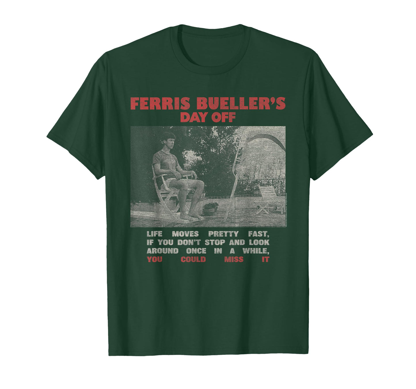 Ferris Bueller's Day Off Cameron You Could Miss It Movie T-Shirt