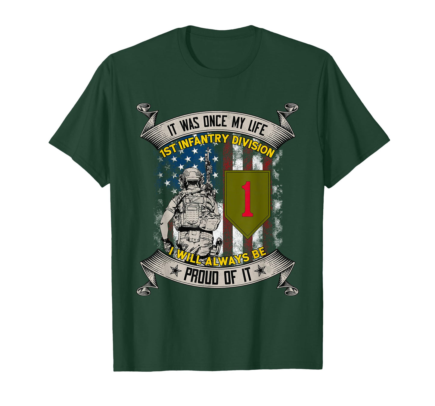 1st Infantry Division Veteran Fort Riley Kansas Vintage Tee T-Shirt