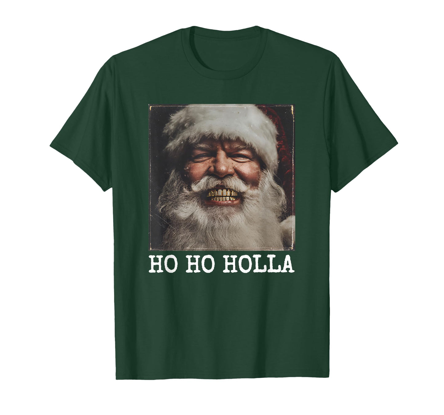 Hip Hop Christmas Gangster Santa T-Shirt