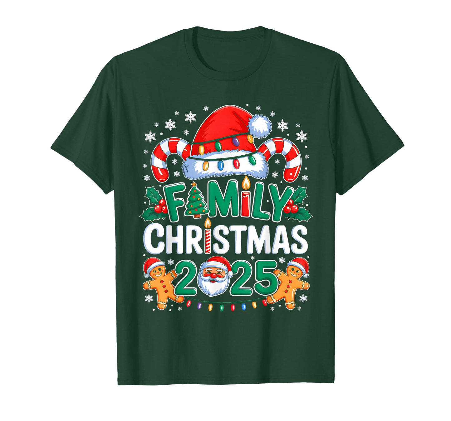 Christmas 2025 Family Matching Xmas Team Santa Squad 2025 T-Shirt