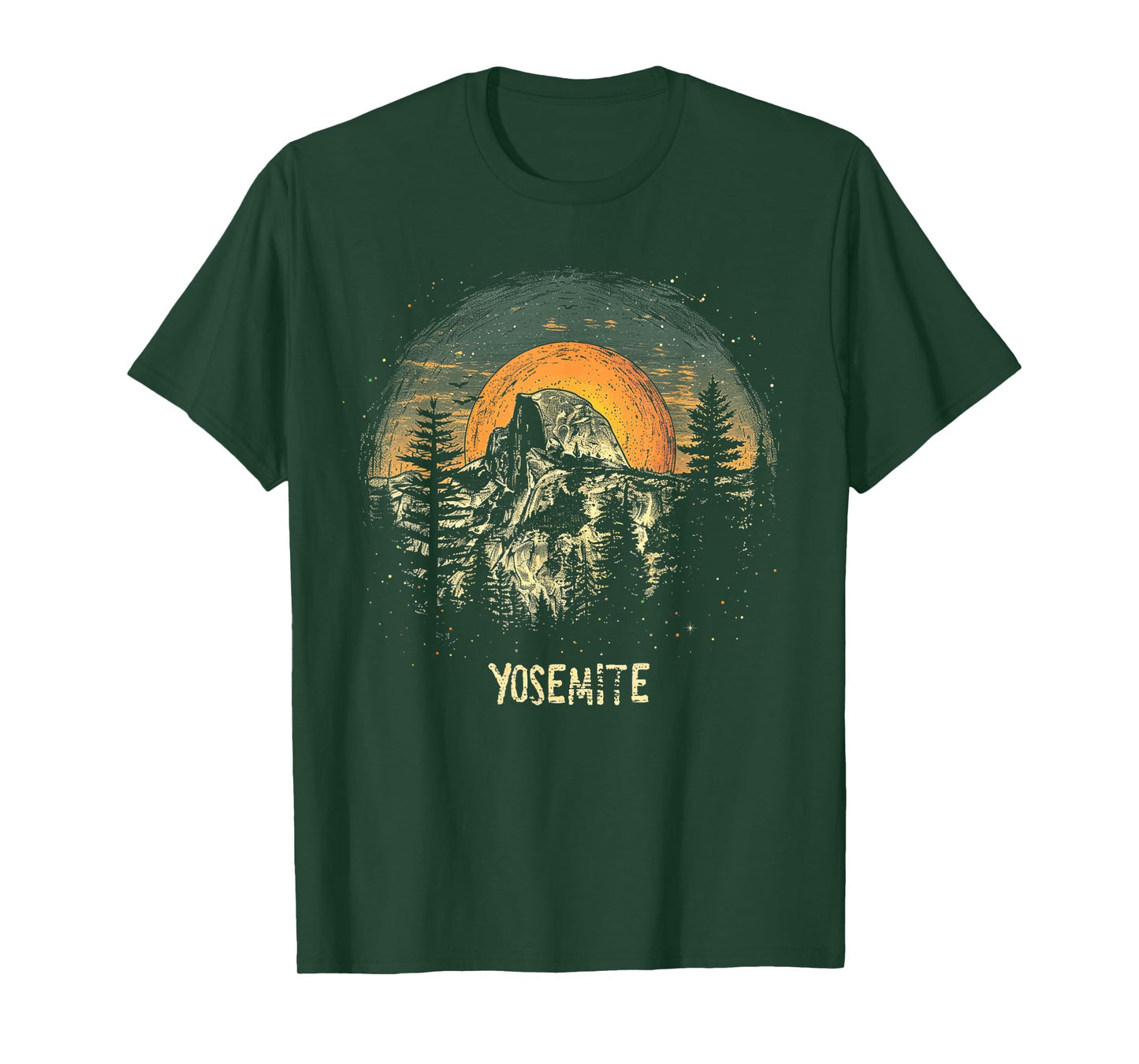 Yosemite - US National Park Vintage Men Women Kids Retro T-Shirt