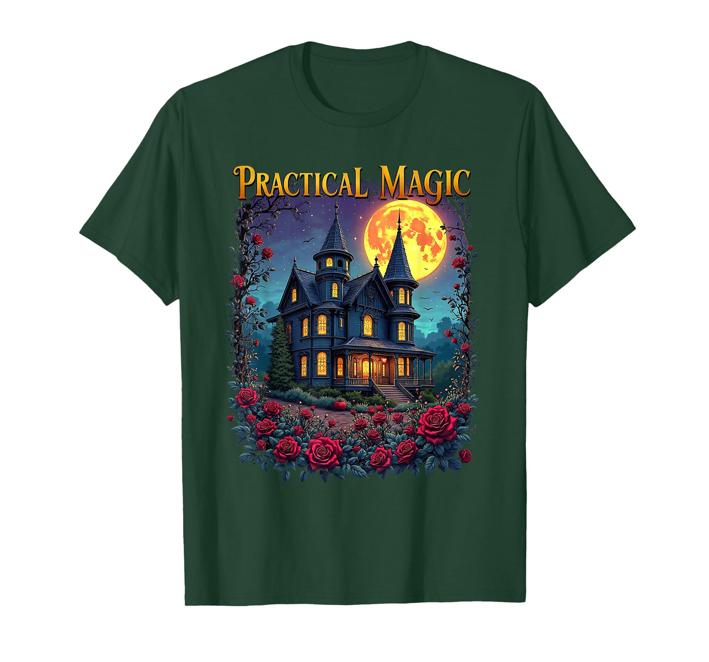 Practical Magic Witchy Halloween Love Vintage Witch Magic T-Shirt