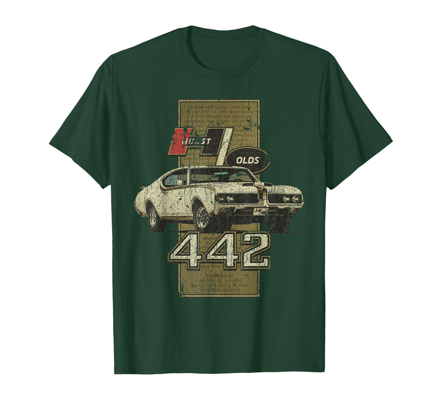 1969 69 olds 442 muscle car T-Shirt