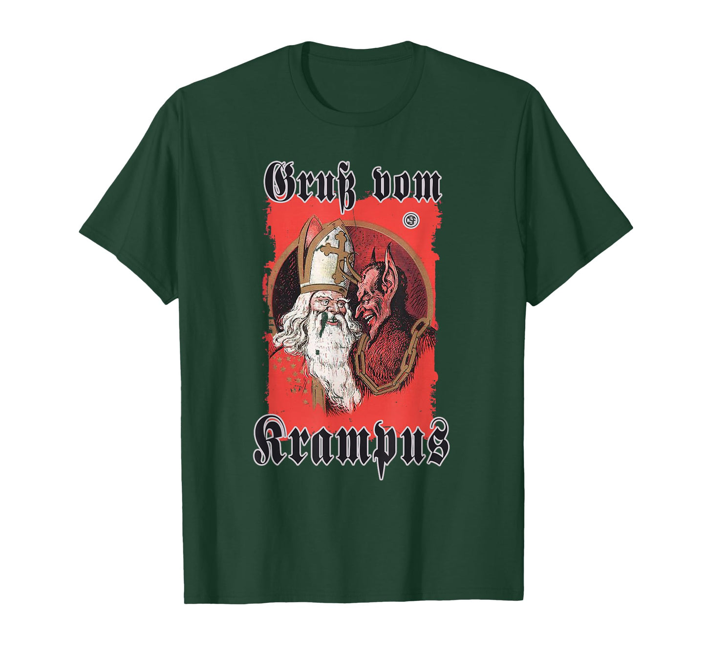 Greeting from Krampus Christmas Legend Figure T-Shirt