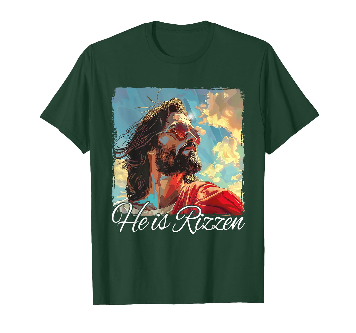 He Is Rizzen Jesus T-Shirt