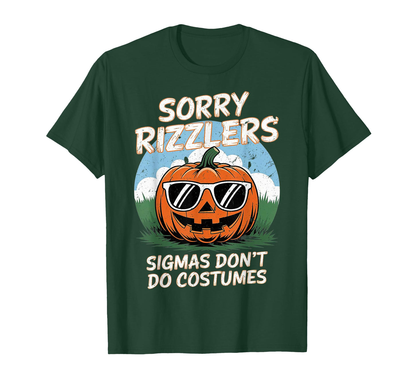 Skibidi Toilet Sigmas Don't Do Costumes Funny Halloween T-Shirt