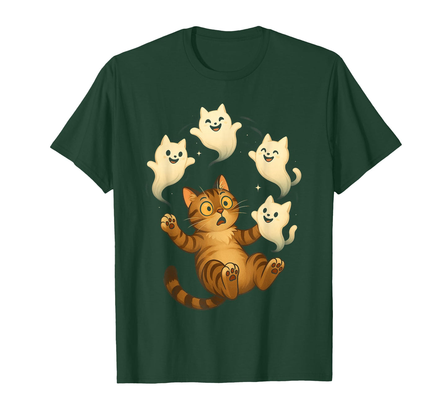 Cat Meme Funny Spooky Halloween Kitty T-Shirt