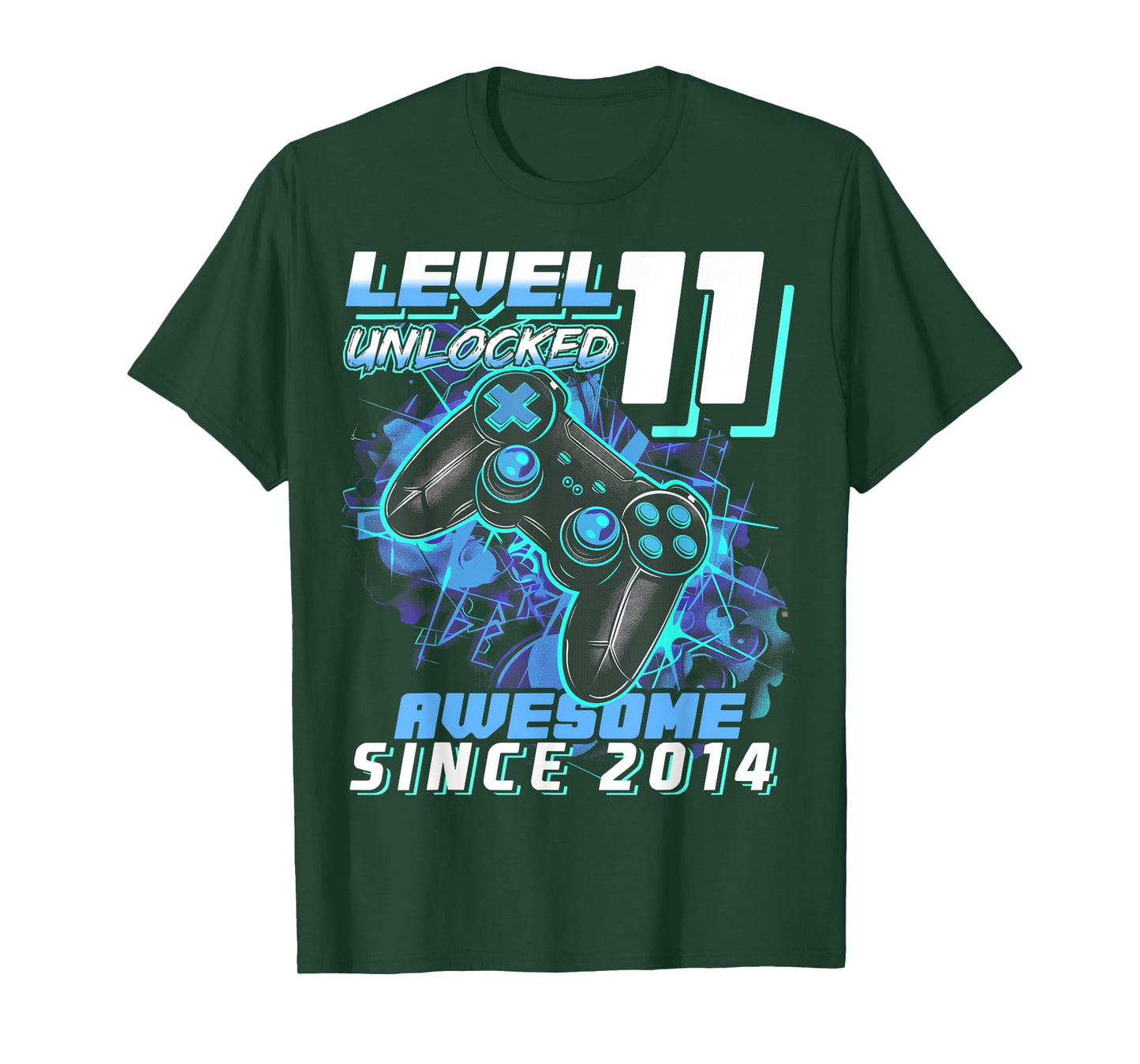11th Birthday Boy Level 11 Gamer 11 Year Video Game Party T-Shirt