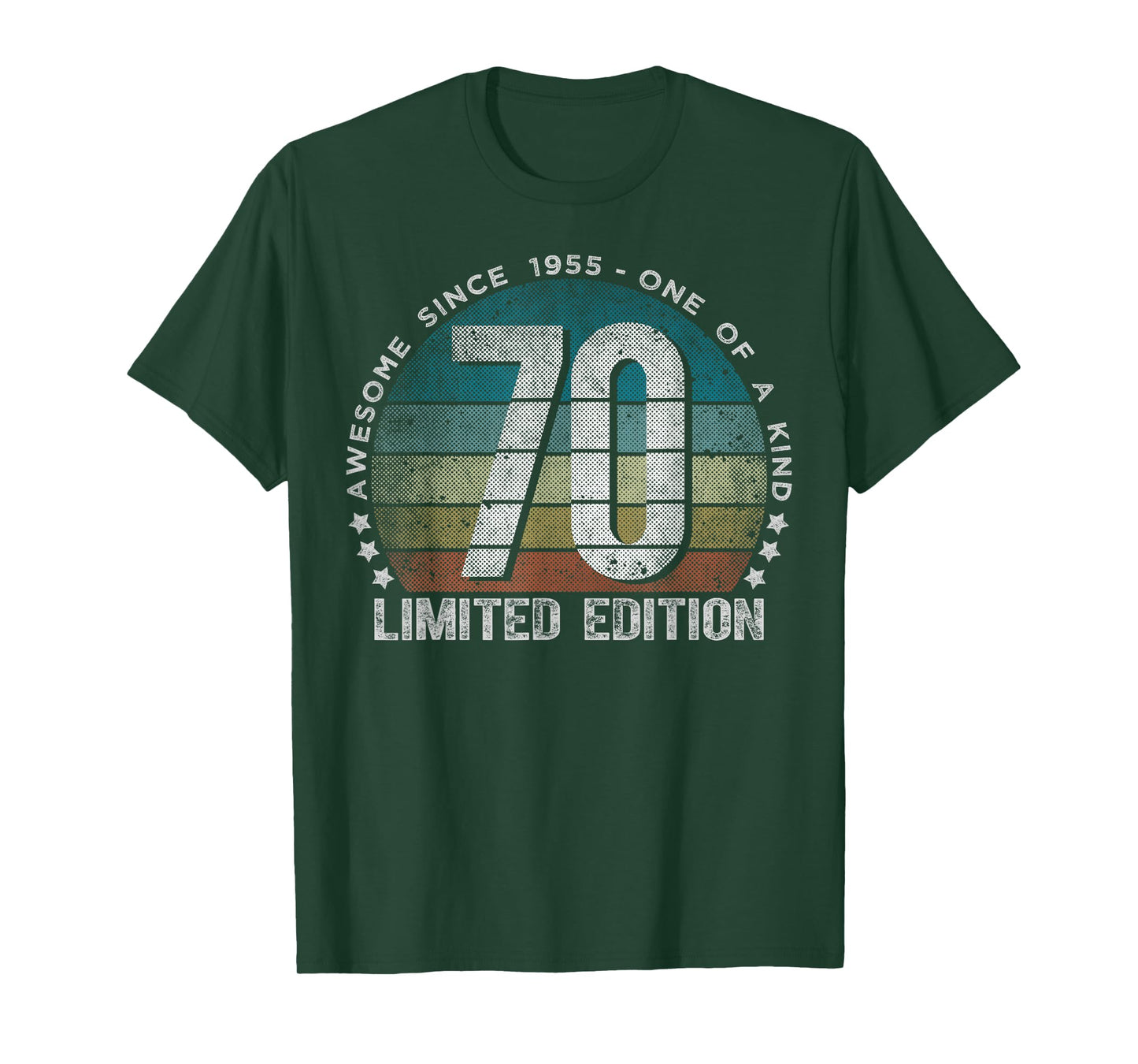 70 Year Old Gifts Vintage 1955 Limited Edition 70th Birthday T-Shirt