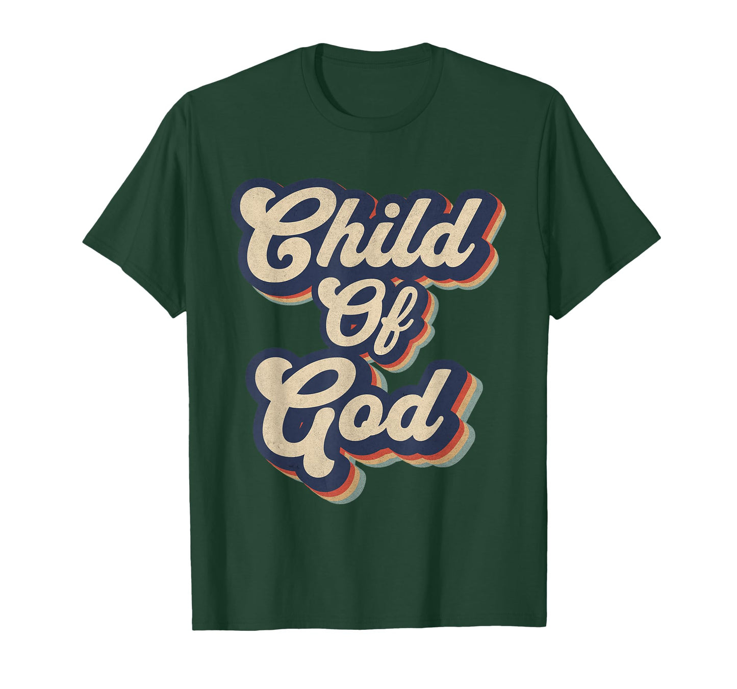 Child Of God Retro Religious Christian Design T-Shirt