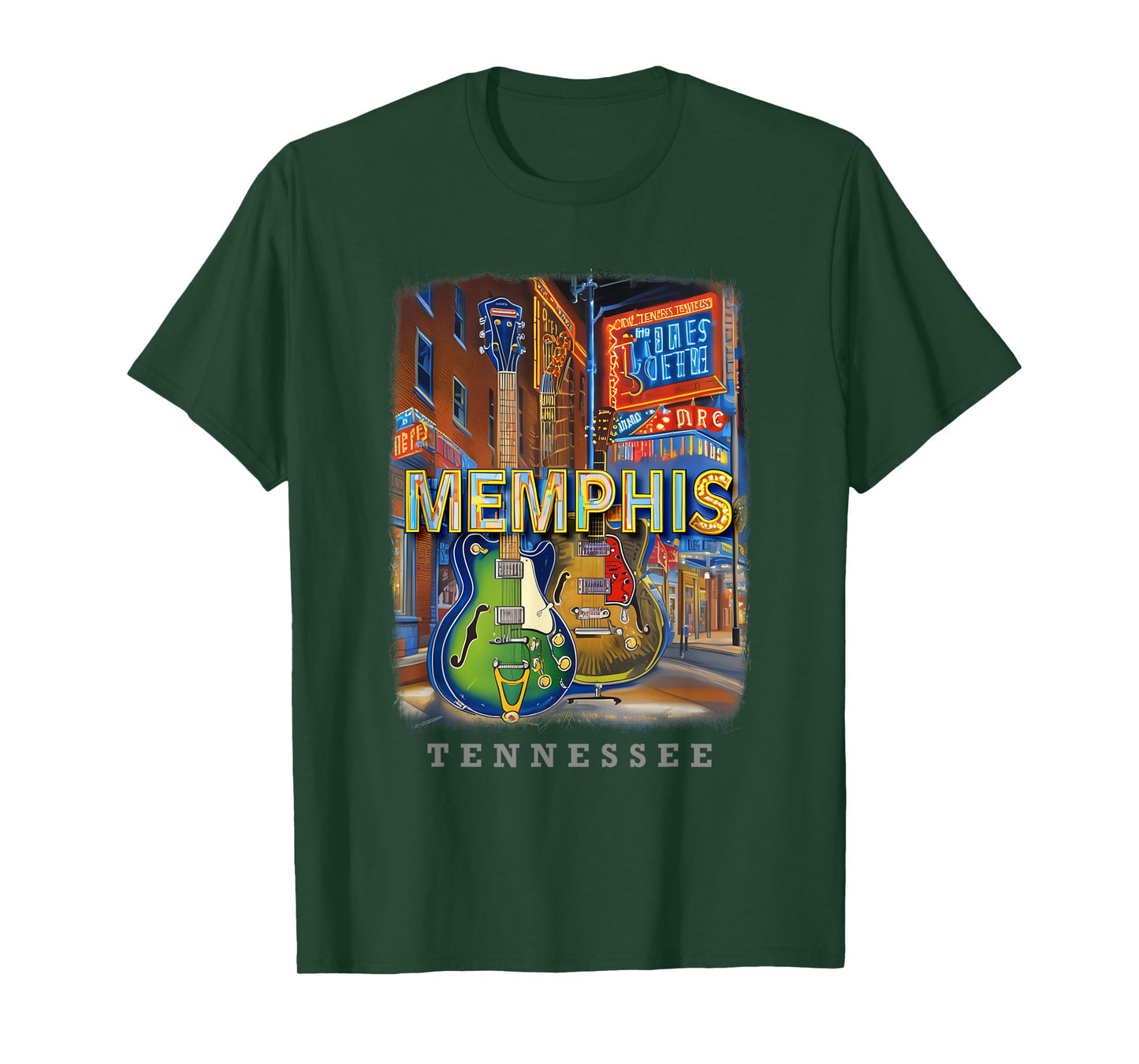 Memphis Tennessee TN Musical Legacy SD766 T-Shirt
