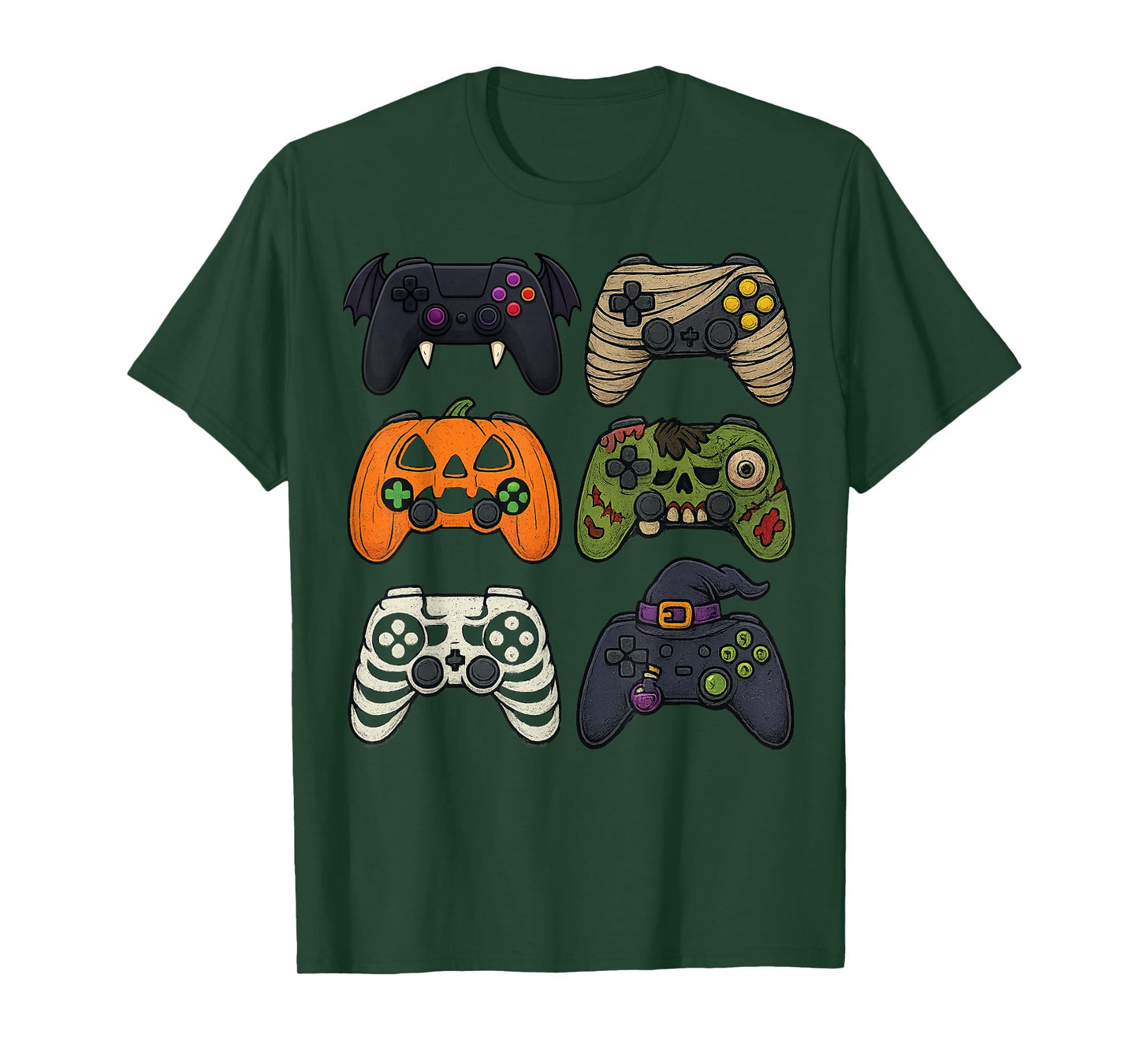 Halloween Gamer Controllers Funny Spooky Gamepad Costume T-Shirt