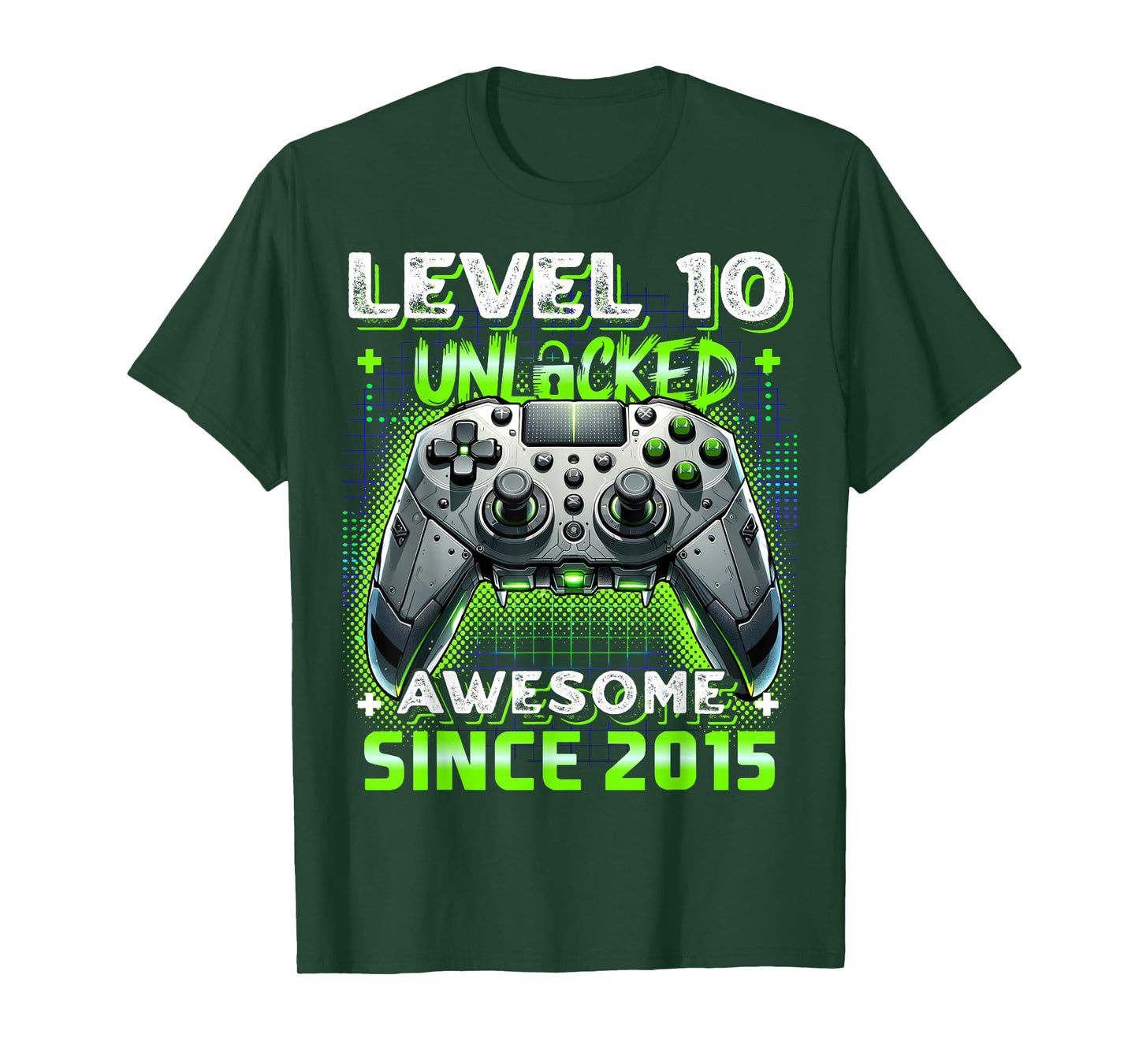 10th Birthday Boy Level 10 Gamer 10 Year Video Game Party T-Shirt