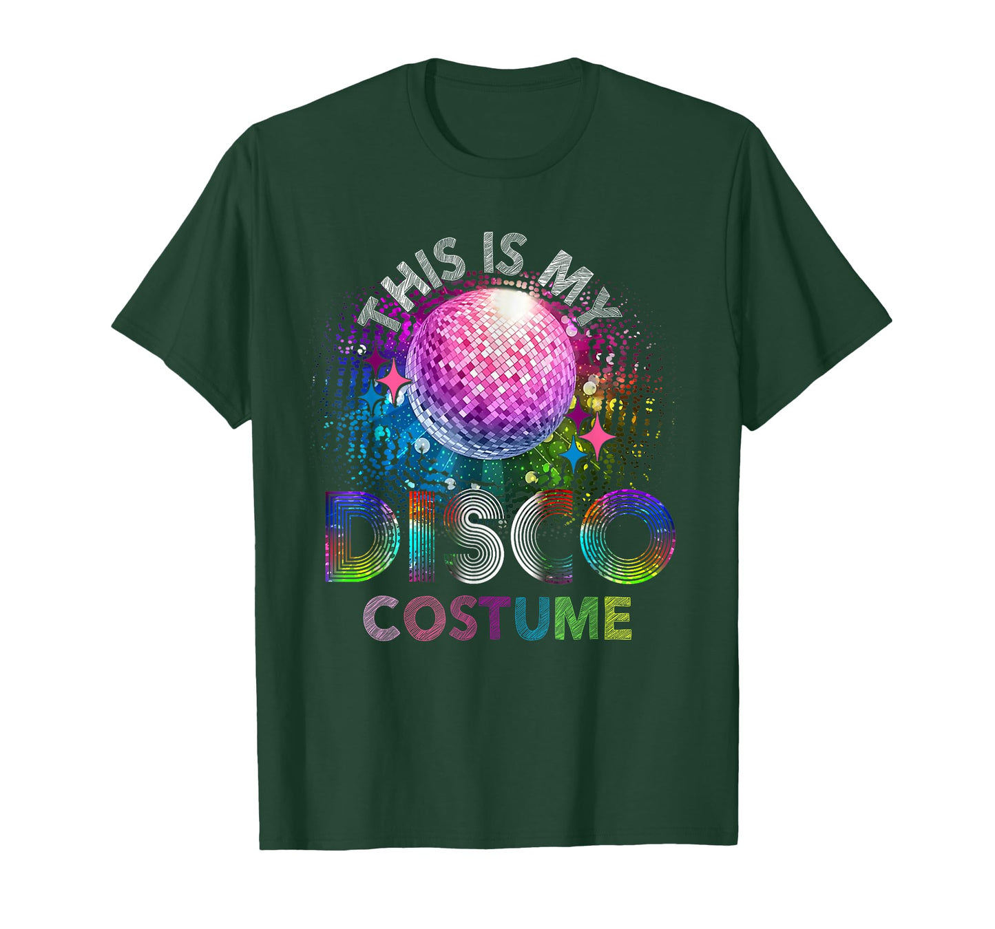 This Is My Disco Costume 70s 80s Party Outfit T-Shirt