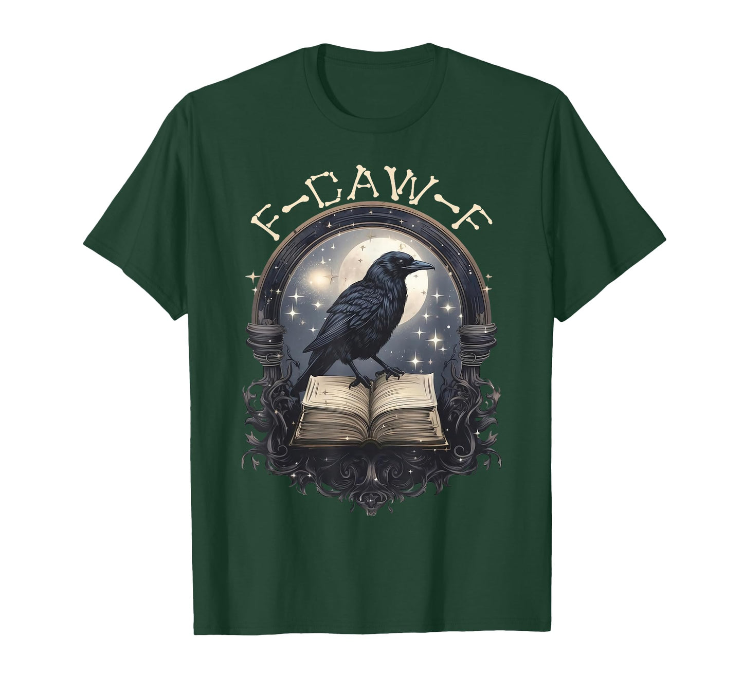 Funny F Caw F Raven Bird Saying Graphic T-Shirt