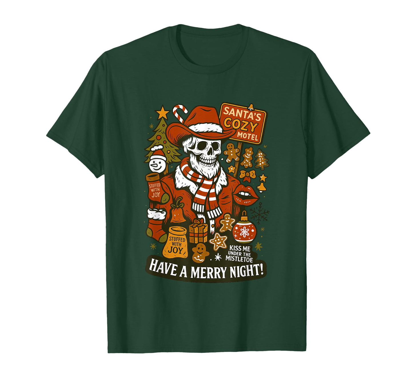 Santa's Cozy Motel Have A Merry Night T-Shirt