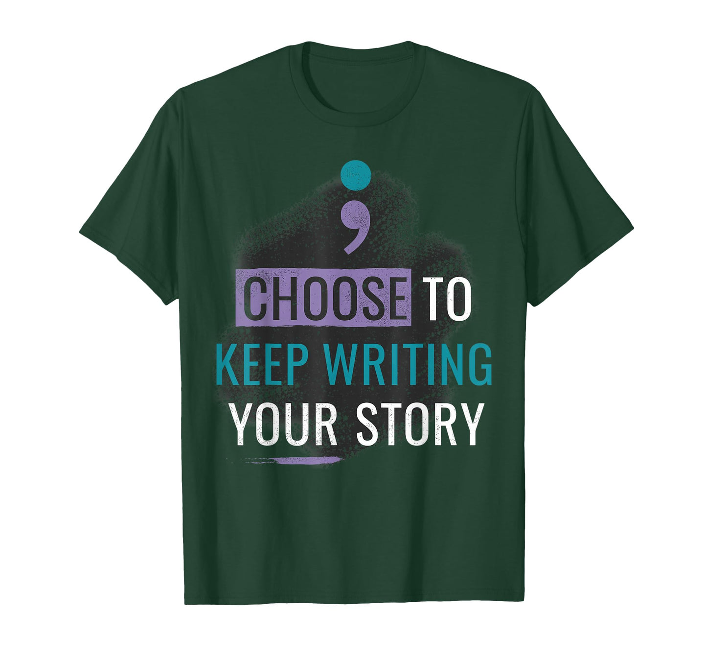 Choose to Keep Writing Your Story Inspirational Quote T-Shirt