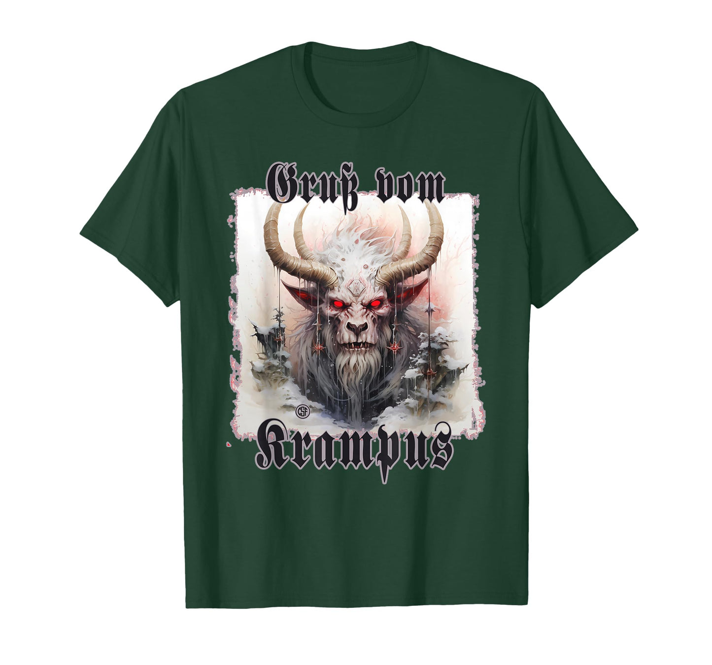 Greeting from Krampus Christmas Legend Figure T-Shirt