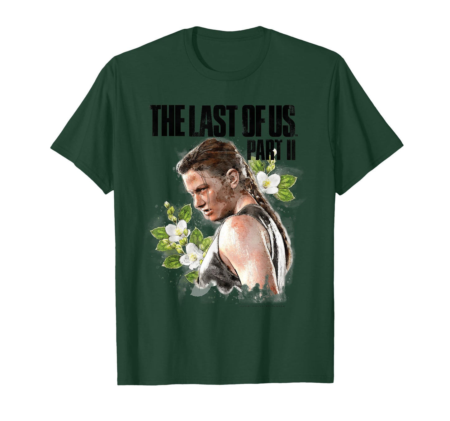 The Last of Us Abby Surrounded By Flowers T-Shirt