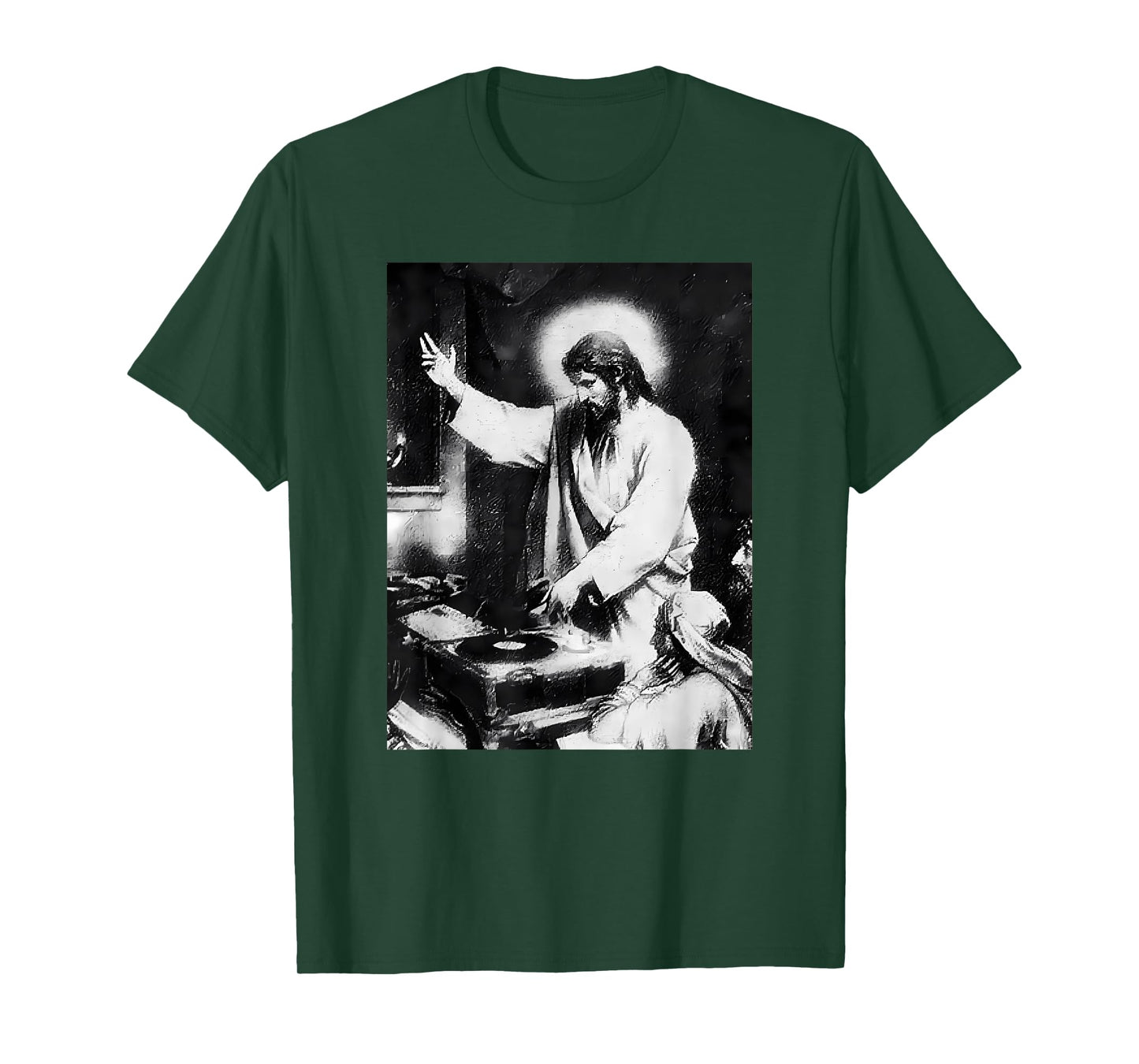 Vintage DJ Jesus Christ Lord - Salvation Sound Music Graphic T-Shirt