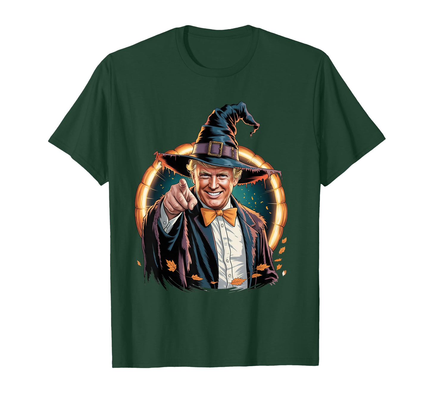 Trump Witch Parody Pointing Halloween Costume T-Shirt