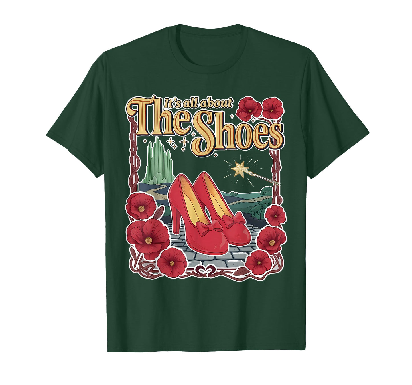 Coquette About The Shoes, Cute Halloween, Witch Legs Tees T-Shirt