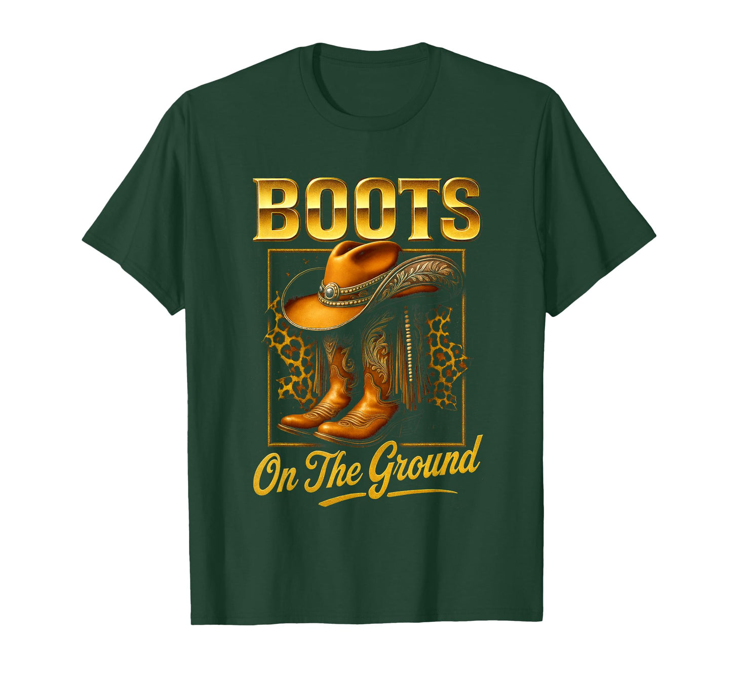 Boots On The Ground Western Style T-Shirt