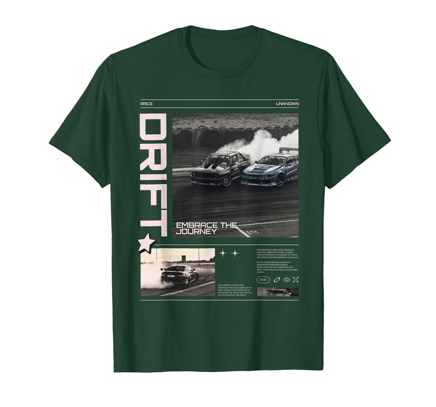 Cool Retro Vintage Japanese JDM Tokyo Japan Drift Race Car T-Shirt