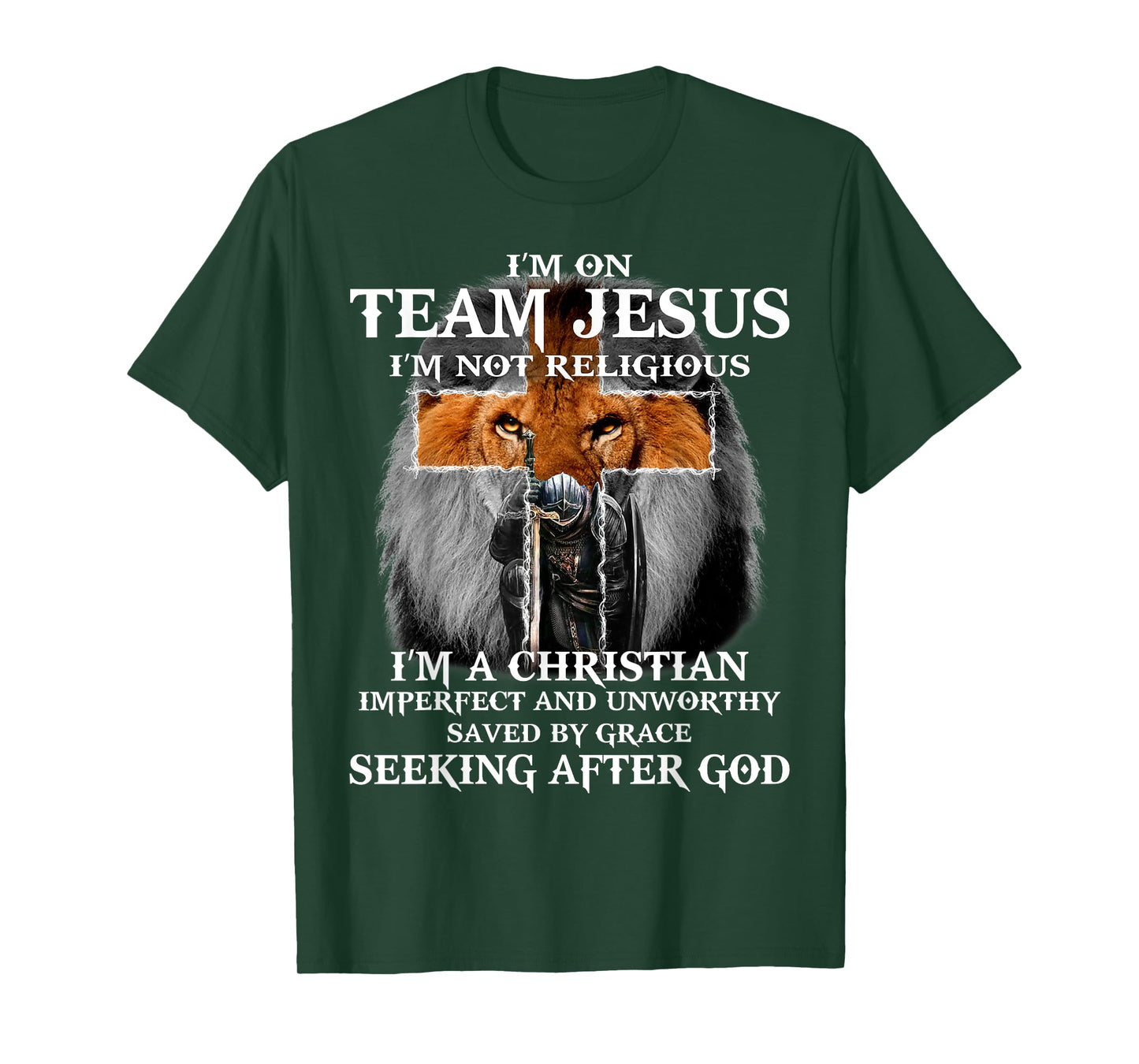 Knight templar I’m On Team Jesus I’m Not Religious T-Shirt