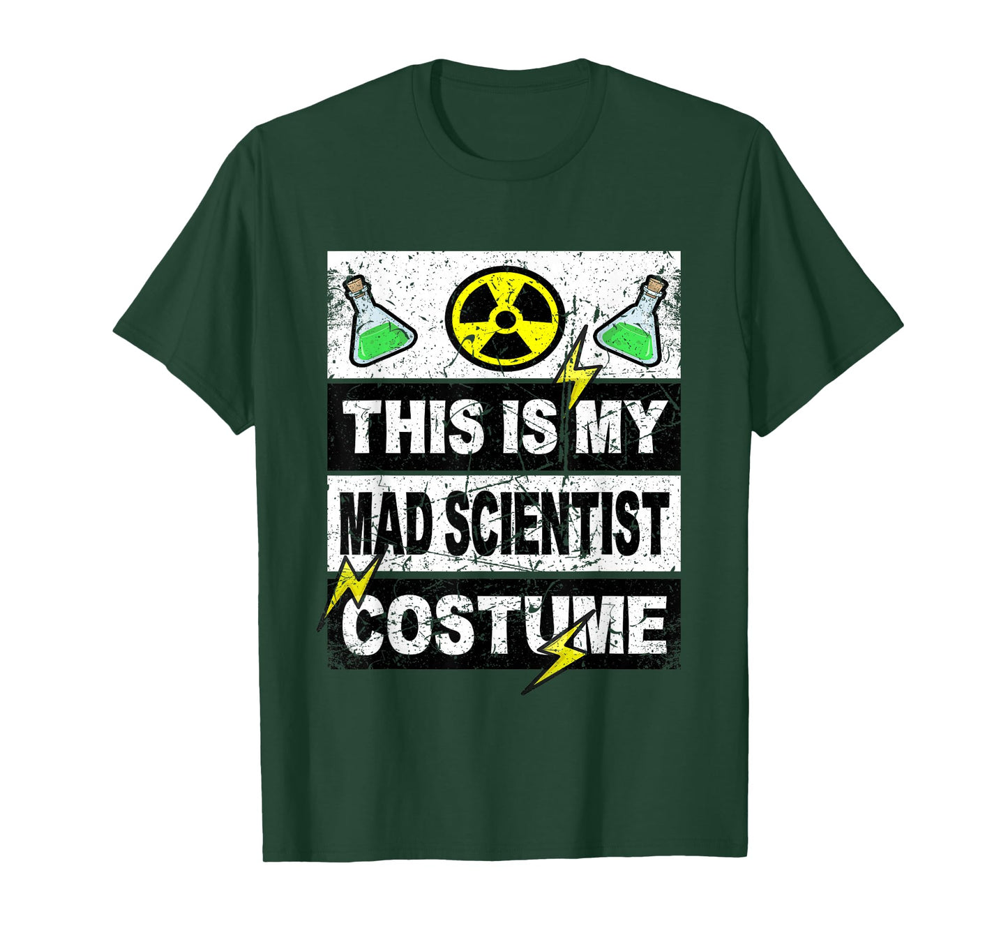 Retro This Is My Mad Scientist Costume Kids Adult Youth T-Shirt